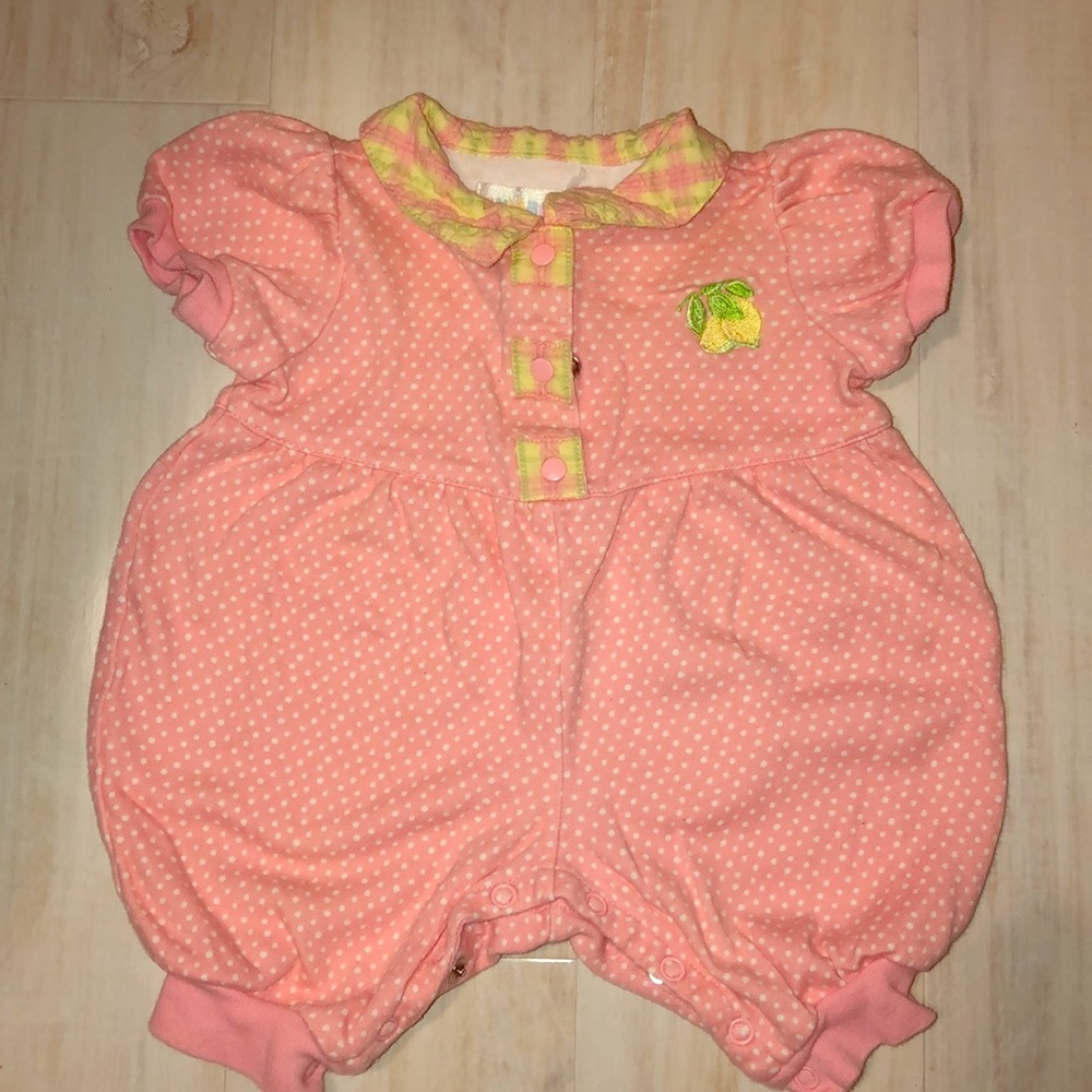Gymboree Peach Polka-Dot Layette